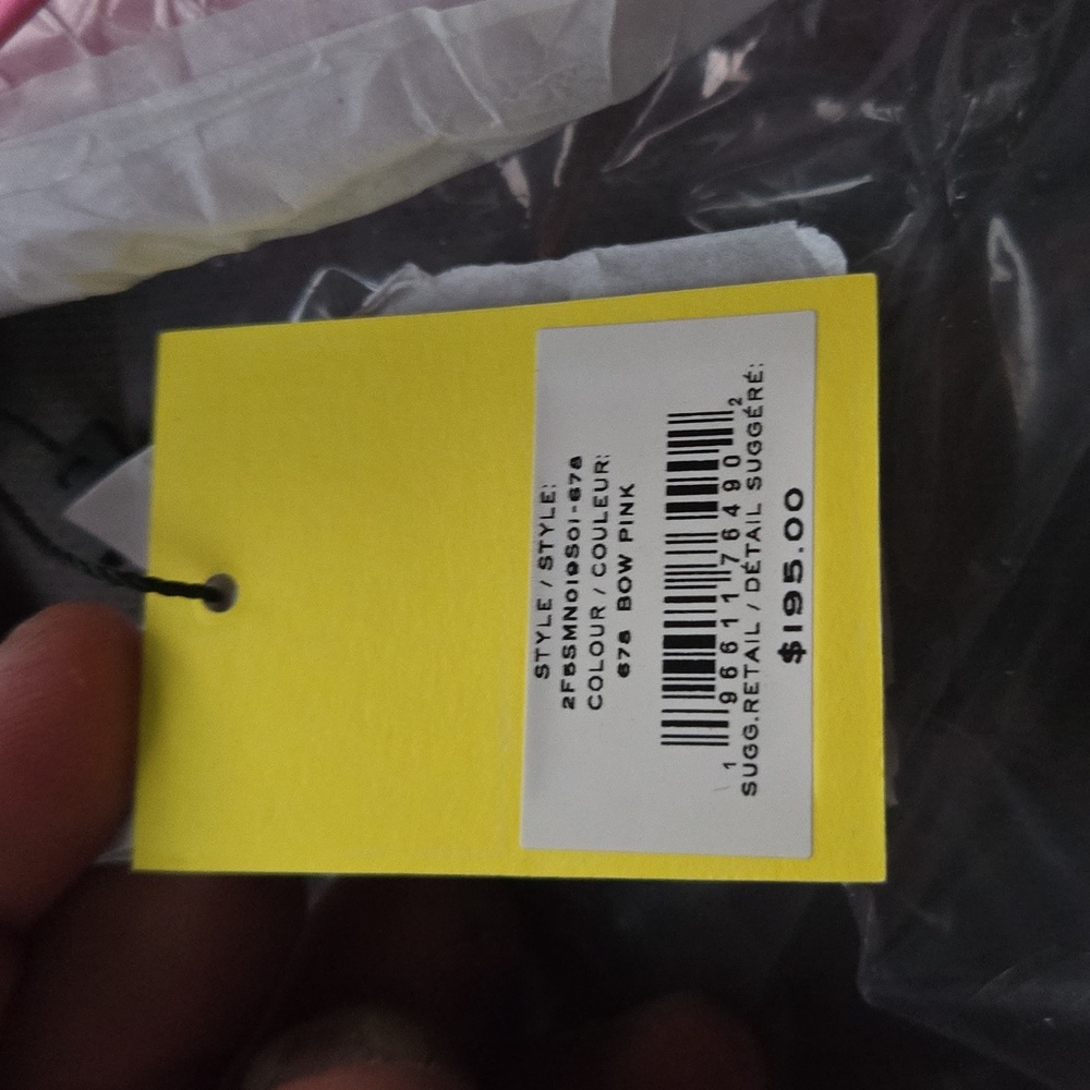 Brand New Marc Jacobs "The Mini Sack Bag" In Bow Pink - Picture 7 of 7